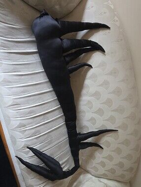 Black Plush Dragon Tail Prop